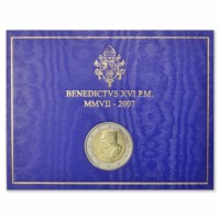 Vatican 2 euros « Pape Benoît » 2007