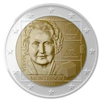 Italië 2 Euro "Montessori" 2020 UNC