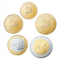 Monaco 10 cent t/m 2 euro 2003
