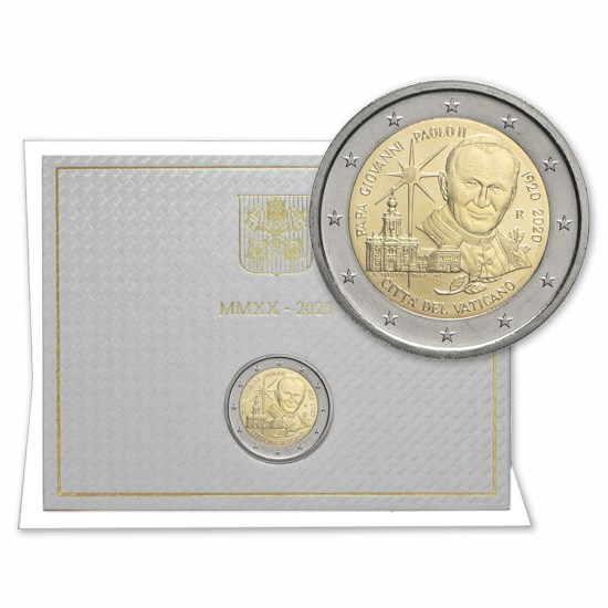 Vatican 2 euros « Jean-Paul II » 2020 BU