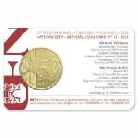 Vaticaan 50 Cent 2020 BU Coincard