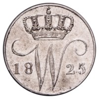 5 Cent 1825-1827 Willem I ZFr