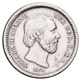 5 Cent 1850-1869 Willem III ZFr