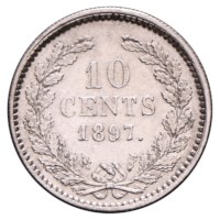 10 Cent 1892-1897 Wilhelmina ZFr