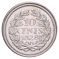 10 Cent 1926-1930 Wilhelmina Pr