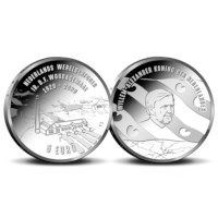 Woudagemaal 5 Euro Coin 2020 BU-quality in Coincard