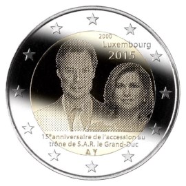 Luxembourg 2 euros « 15 ans Henri » 2015 UNC