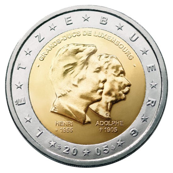 Luxemburg 2 Euro "Henri/Adolphe" 2005