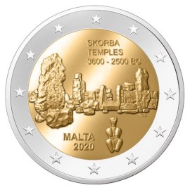 Malte 2 euros « Skorba » 2020 UNC