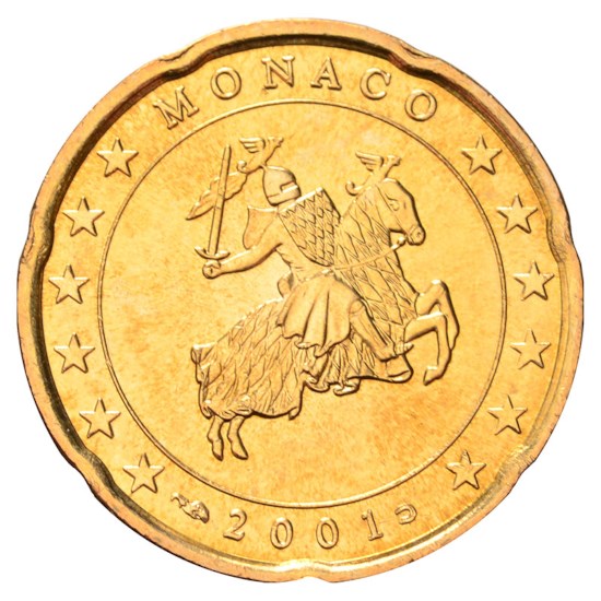 Monaco 20 Cent 2001