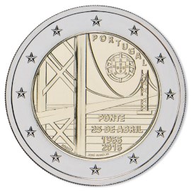 Portugal 2 euros « Pont du 25 avril » 2016
