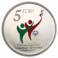 Irlande BU Set « Special Olympics » 2003 avec 5 euros