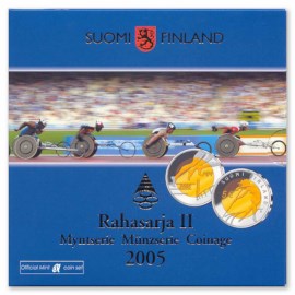 Finland BU Set II 2005 met 5 euro "Paralympics"