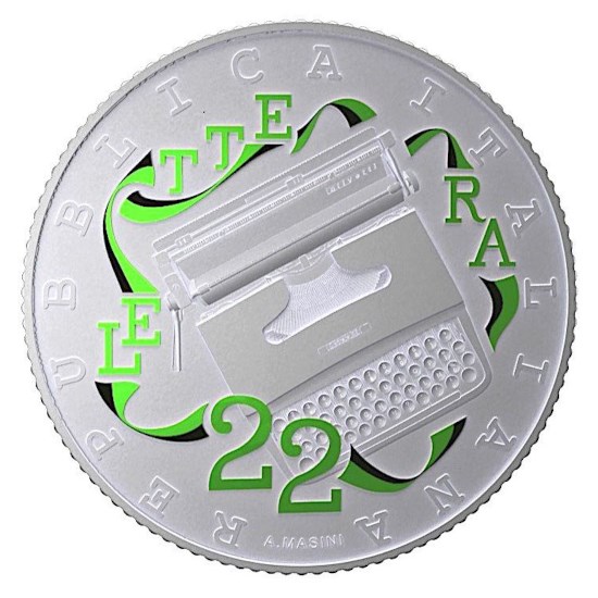 Italie 5 euros « Olivetti » 2020 Vert