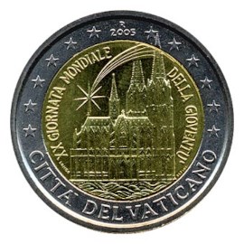 Vatican 2 Euro "World Youth Day" 2005
