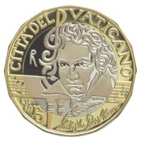 Vatican 5 euros « Beethoven » 2020