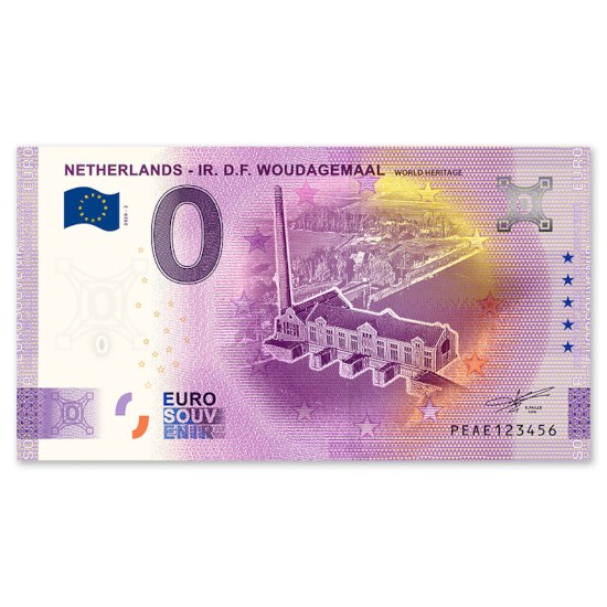0 Euro Biljet "Woudagemaal"