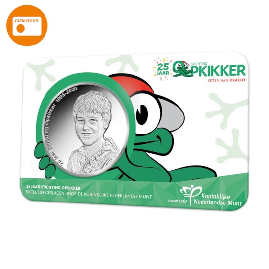 Stichting Opkikker penning in coincard
