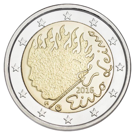 Finlande 2 euros « Eino Leino » 2016