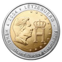 Luxemburg 2 Euro "Groothertog Henri" 2004