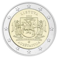 Lithuania 2 Euro "Aukštaitija" 2020