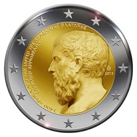 Grèce 2 euros « Plato » 2013 UNC