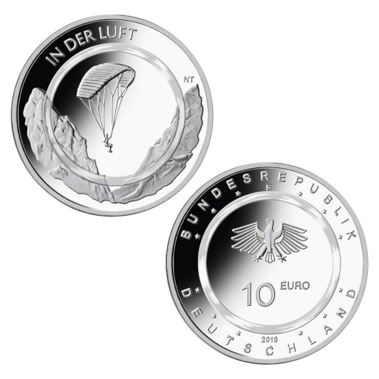 Duitsland 10 Euro "In der Luft" 2019 F