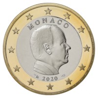 Monaco 1 Euro 2020 UNC