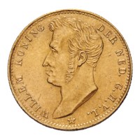 Gouden 5 gulden 1826 B Willem I ZFr+