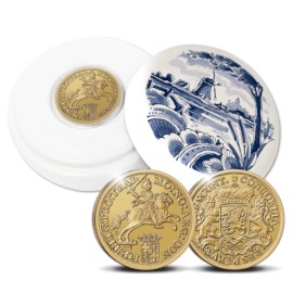 Official Restrike: Ducaton 2021 Gold 1 Ounce – Royal Delft Edition