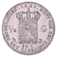 ½ Gulden 1822-1830 Willem I (Brussel) ZFr