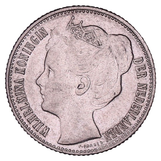 ½ Gulden 1898 Wilhelmina ZFr+ 