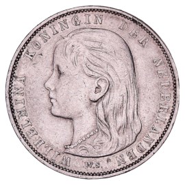 1 Gulden 1892-1897 Wilhelmina ZFr