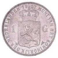 1 Gulden 1904-1908 Wilhelmina ZFr+