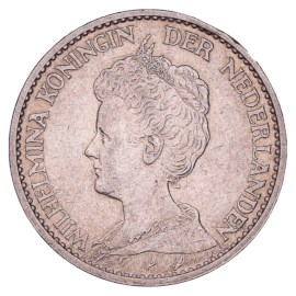 1 Gulden 1913-1915 Wilhelmina ZFr+