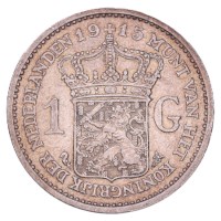 1 Gulden 1913-1915 Wilhelmina ZFr+