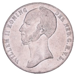 2½ Gulden 1845 Willem II ZFr (1e type)