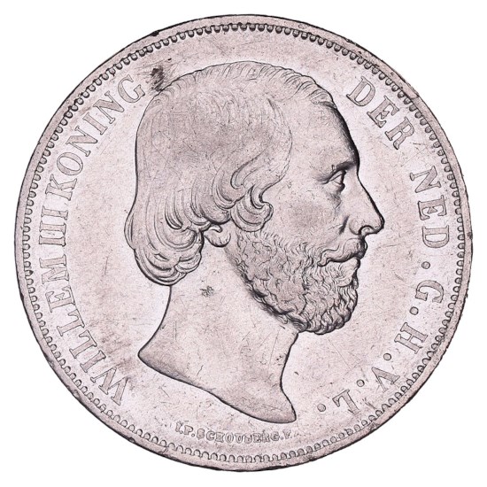 2½ Gulden 1874 Willem III ZFr