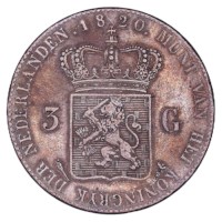 3 Gulden 1820 Willem I ZFr
