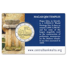 Malte 2 euros « Hagar Qim » 2017 BU Coincard
