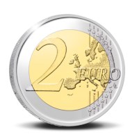 Pièce de 2 euros Belgique 2021 « 100 ans UEBL » Belle-épreuve dans un étui