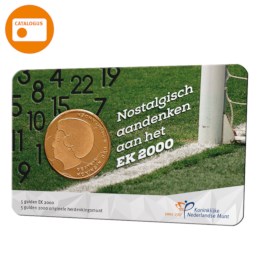 EURO 2000 5 Guilders Coin in Coincard
