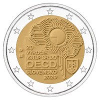 Slowakije 2 Euro "OECD" 2020