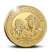Pièce de 25 euros Belgique 2021 « 75 ans de Blake et Mortimer » Belle-épreuve en Or