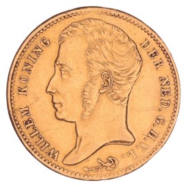 Gouden 10 Gulden Willem I 1824 B Pr