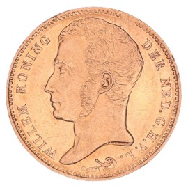 Gouden 10 Gulden Willem I 1840 FDC
