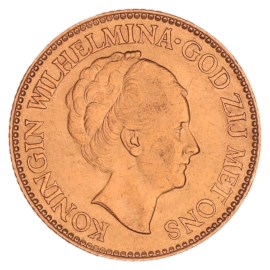 Gouden 10 Gulden Wilhelmina 1932 Pr+