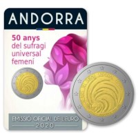 Andorra 2 Euro "Vrouwenkiesrecht" 2020