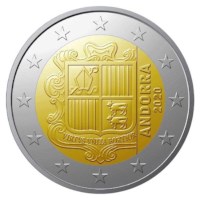Andorra 2 euros 2020 UNC