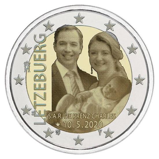 Luxemburg 2 Euro "Prins Charles" 2020 (foto-versie)